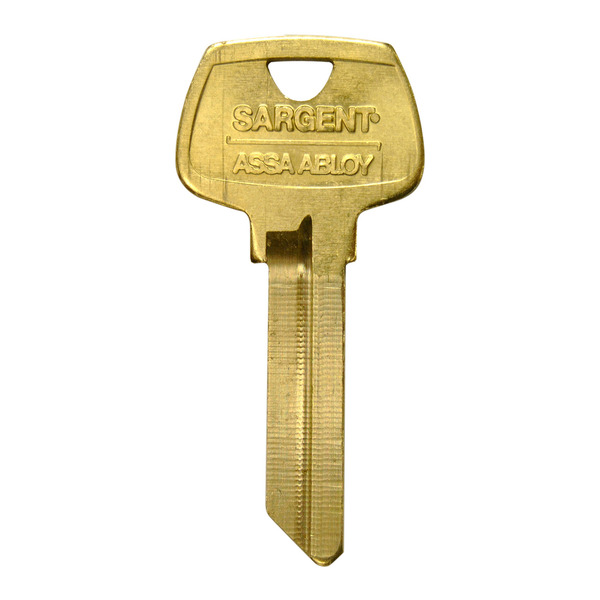 Sargent 6-Pin Keyblank, RG Keyway, Embossed Logo Only, 50 Pack 6275RG (50PK)